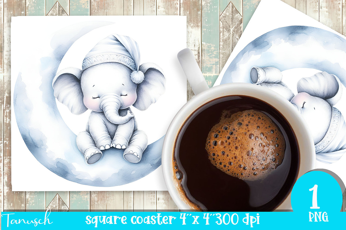 watercolor nursery clipart bundle, an Object Graphic by TanuschArts (Photo 8 of 17)