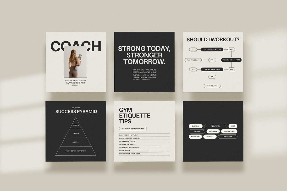 Fitness Coach Template - Canva, a Social Media Template by Willoe Studio (Photo 7 of 13)