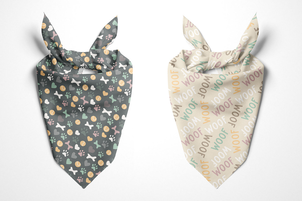 Cute puppy dog pattern bundle, a Pattern Graphic by RevolutionizZed (Photo 6 of 17)