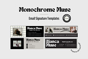 Modern email Signature Templates, an Email Template by Hell Yeah Designs (Thumbnail 1 of 5)