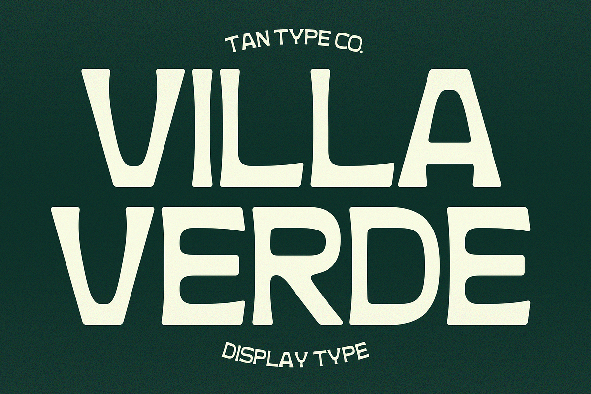 TAN - VILLA VERDE, a Sans Serif Font by TanType (Photo 1 of 13)