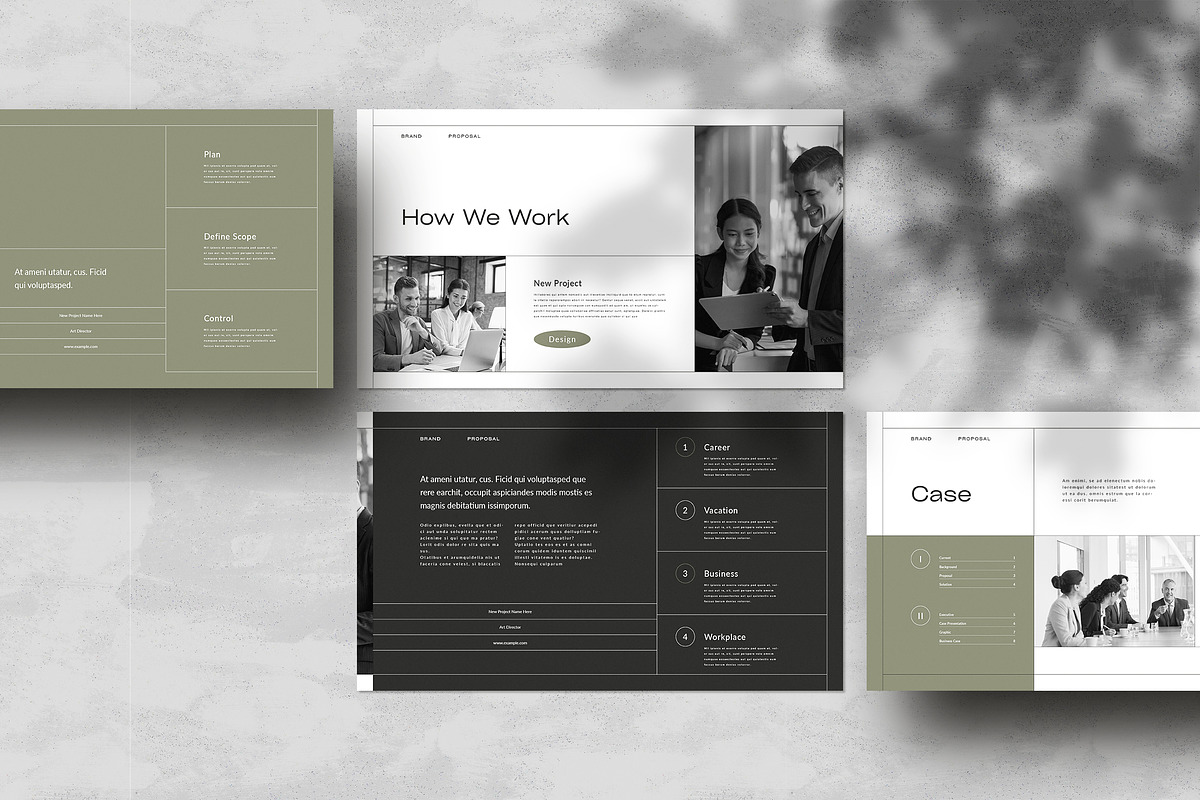 Brand Proposal Template, a Presentation Template by White Graphic (Photo 6 of 7)