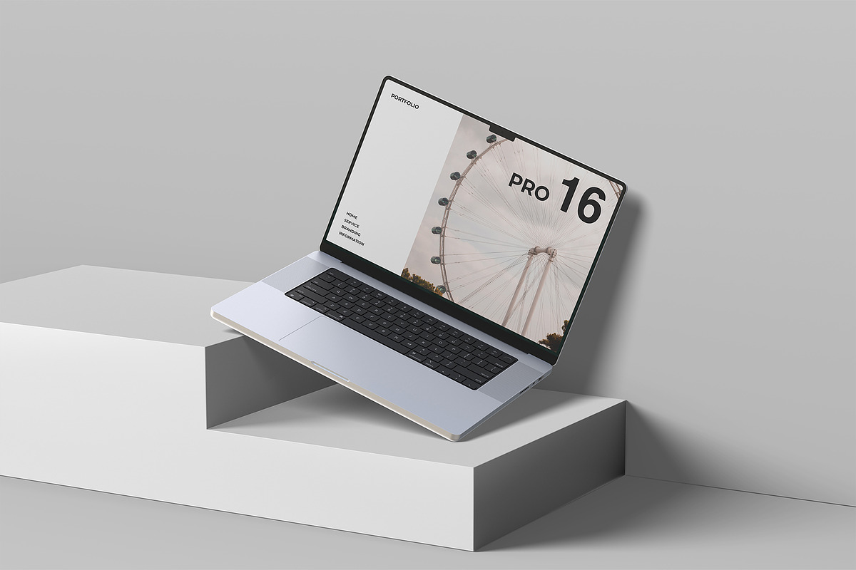 MacBook Pro 16 Mockup, a Mac Mockup by graphicpages (Photo 12 of 15)