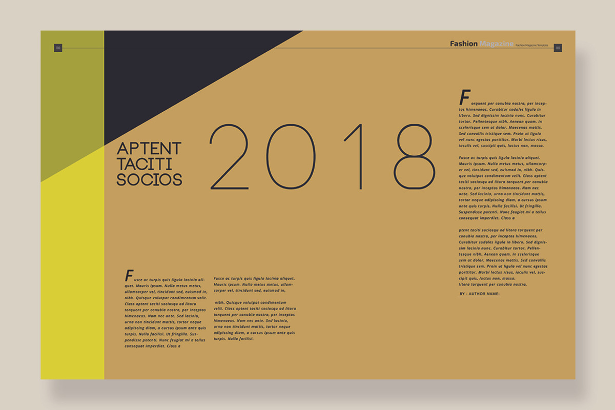 Magazine Template 04, a Magazine Template by pmvch (Photo 10 of 12)