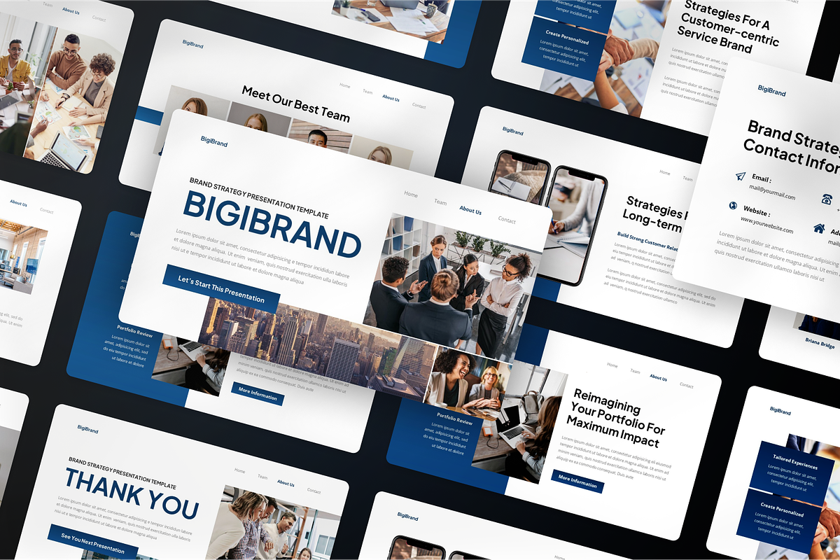Brand Strategy Google Slides, a Presentation Template by SquidPixey (Photo 7 of 7)