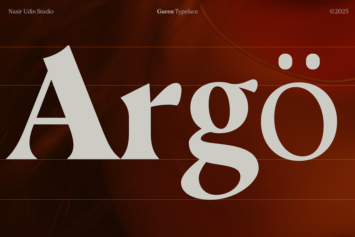 Guren - 16 Fonts, a Serif Font by Nasir Udin (Photo 21 of 21)