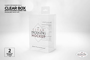 Clear Box Foldable Hang Tab Mockup, a Packaging Mockup by INCDesign (Thumbnail 6 of 8)