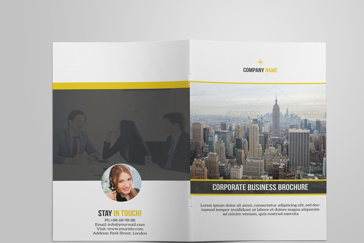 Business Brochure, a Brochure Template by DGTouch (Photo 3 of 3)