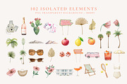 Palm Springs Watercolor Collection, a Graphic by Paper Flowers Studio (Thumbnail 4 of 8)