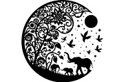 Enchanted Wildlife Vector Bundle, a Graphic by Creativeshirt (Thumbnail 8 of 10)