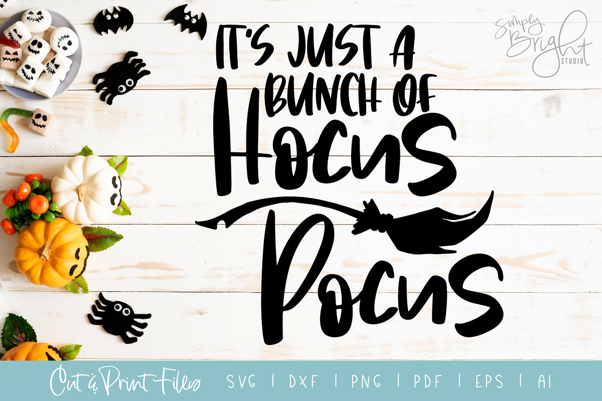 Hocus Pocus Cut/Print Files, an Illustration by Simply Bright Studio