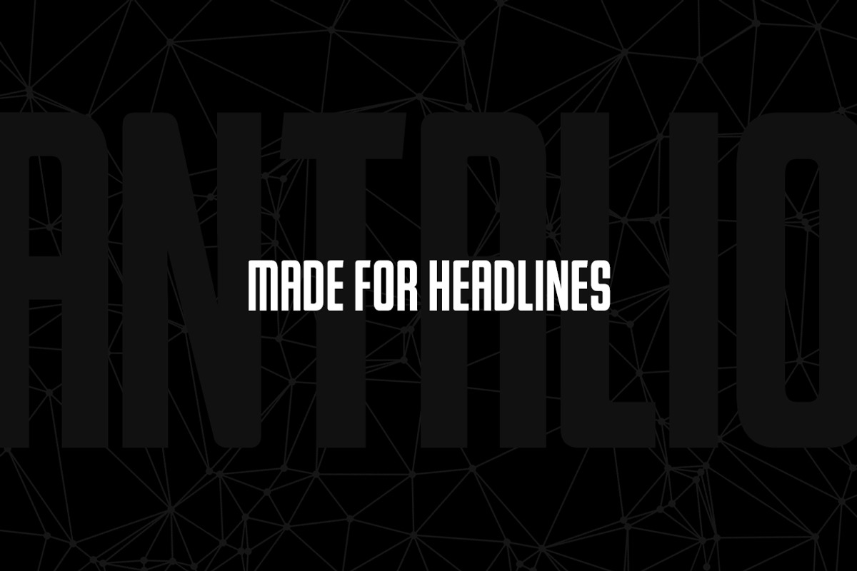 Dantalion - Modern Webfont preview 3