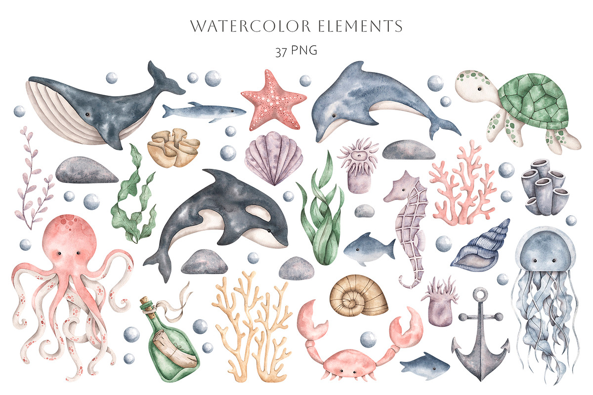 Under the sea, an Illustration by NellyaEgorova (Photo 2 of 13)