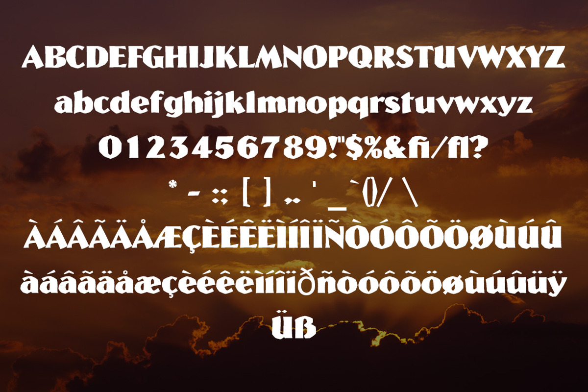 Barnet Font preview 2