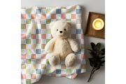 Soft Pastel Grid Seamless Pattern, a Pattern Graphic by OwlAndFern (Thumbnail 5 of 13)