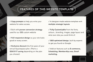 Squarespace 7.1 Template: Sienna