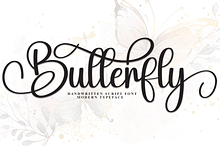 Butterfly | Script Font