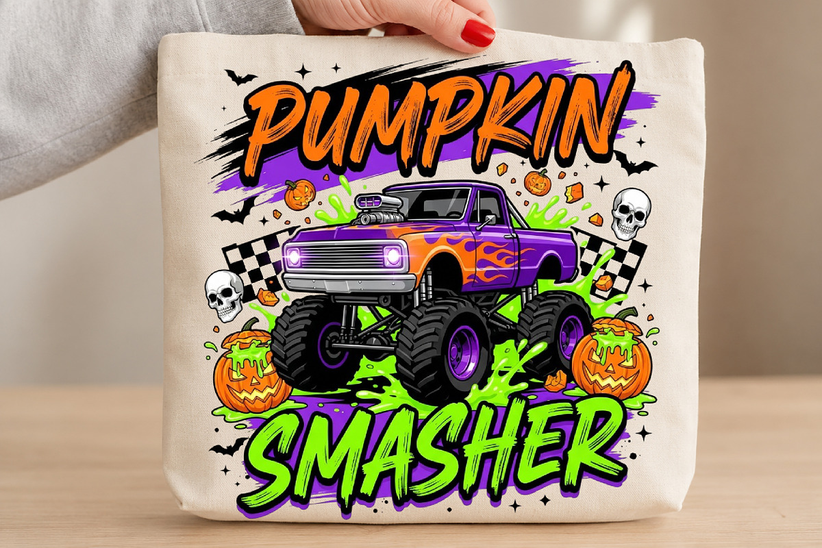 Pumpkin Smasher Halloween PNG, a Seasonal Illustration by DreamCafeArt (Photo 3 of 7)
