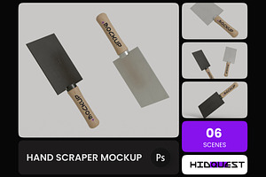 Hand Scraper Mockup