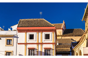 Typical houses in Cordoba, Spain, an Architecture Photo by Leonid Andronov