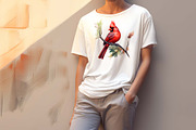 Red Cardinal PNG Christmas Bundle, an Illustration by Moon Studio (Thumbnail 8 of 11)
