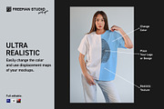 T-Shirt Mockup, a Shirt Mockup by Freeman Studio (Thumbnail 5 of 14)
