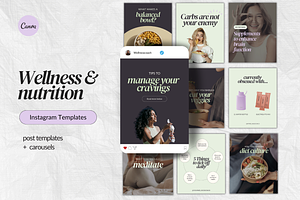 Wellness Nutrition Instagram Posts