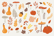 Whimsical Fall Clipart Collection, a Seasonal Illustration by Anna Studio (Thumbnail 12 of 12)