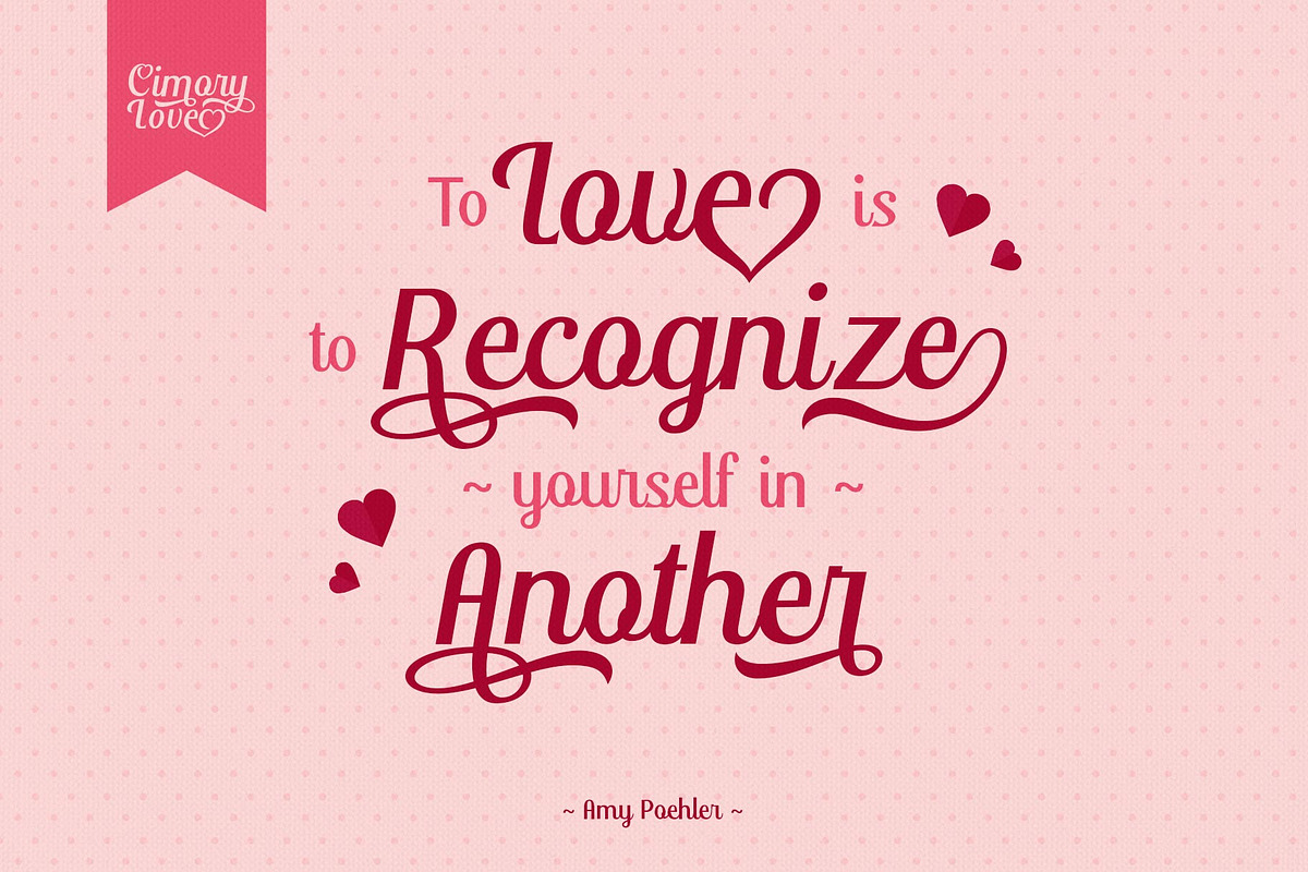 Cimory Love Typeface, a Script Font by alit design (Photo 9 of 15)