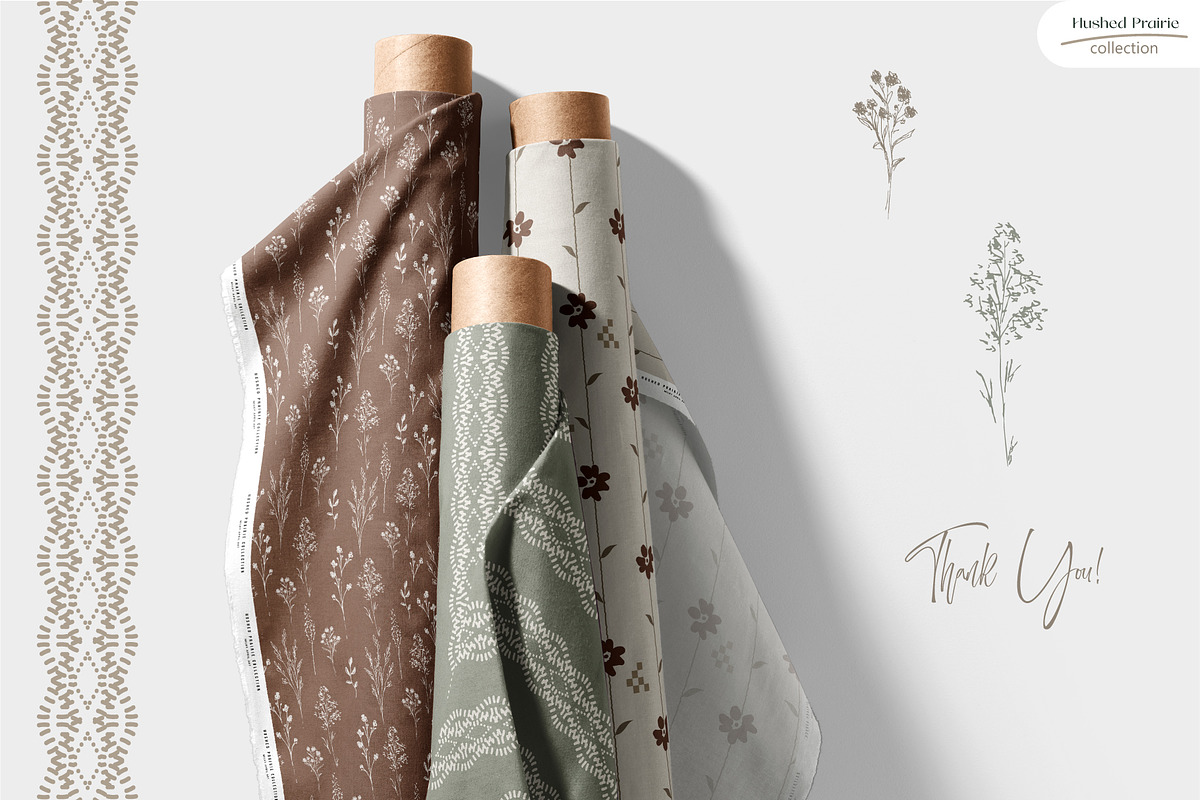 Hushed Prairie - Seamless Patterns, a Pattern Graphic by InaCorart (Photo 8 of 8)