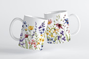 Floral watercolor set, wildflowers., a Decorative Illustration by Larisa Maslova (Thumbnail 11 of 12)