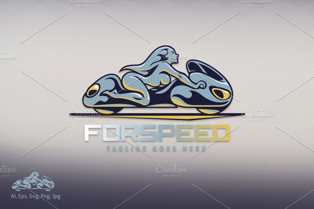 For Speed Logo, a Branding & Logo Template by Kongstones_std (Photo 4 of 4)