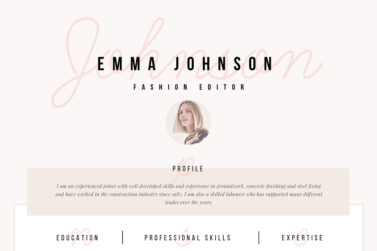 Resume Template Champs-Élysées, a Resume Template by Resume Angels (Photo 3 of 11)