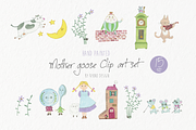 Mother goose nursery rhyme clipart, an Illustration by Eomoiart (Thumbnail 1 of 4)