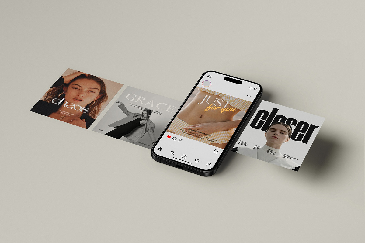 Instagram & Social Post Mockup, a Device Mockup by Tahtagraphic (Photo 2 of 16)