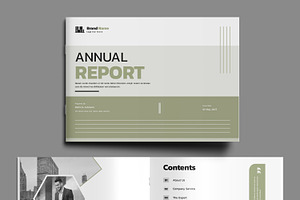 Business Annual Report Landscape