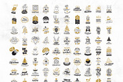 Merry Christmas typography. 100 in 1, a Graphic by pa3x (Thumbnail 2 of 5)