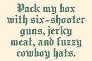 CS Bristol Stitched, a Blackletter Font by Craft Supply Co. (Thumbnail 6 of 8)