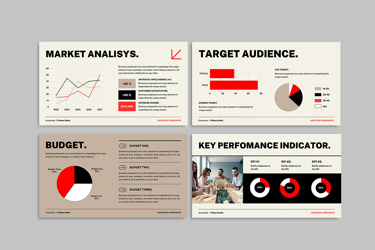 Marketing Plan Presentation, a Presentation Template by Occy Design (Photo 4 of 7)