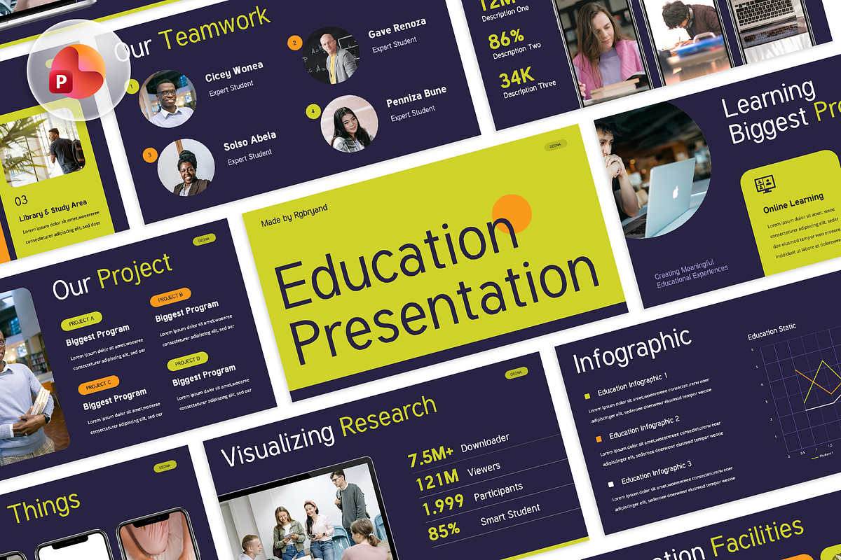 Education PowerPoint, a Presentation Template by rgbryand (Photo 1 of 7)