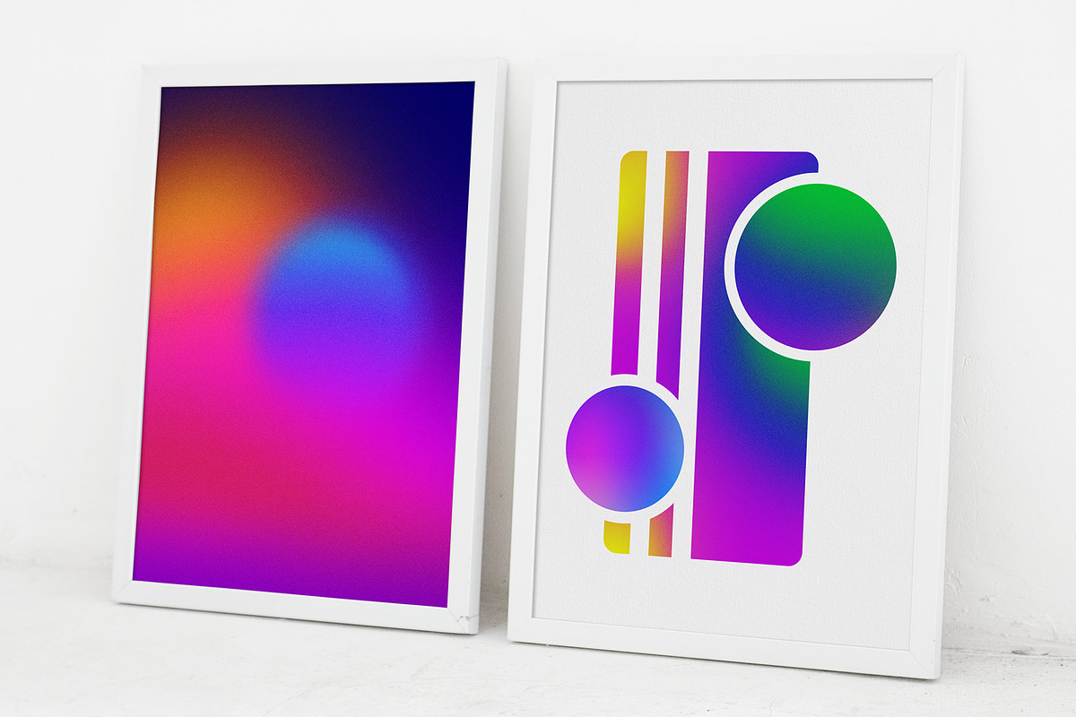 Neon Grainy Gradient Texture Pack