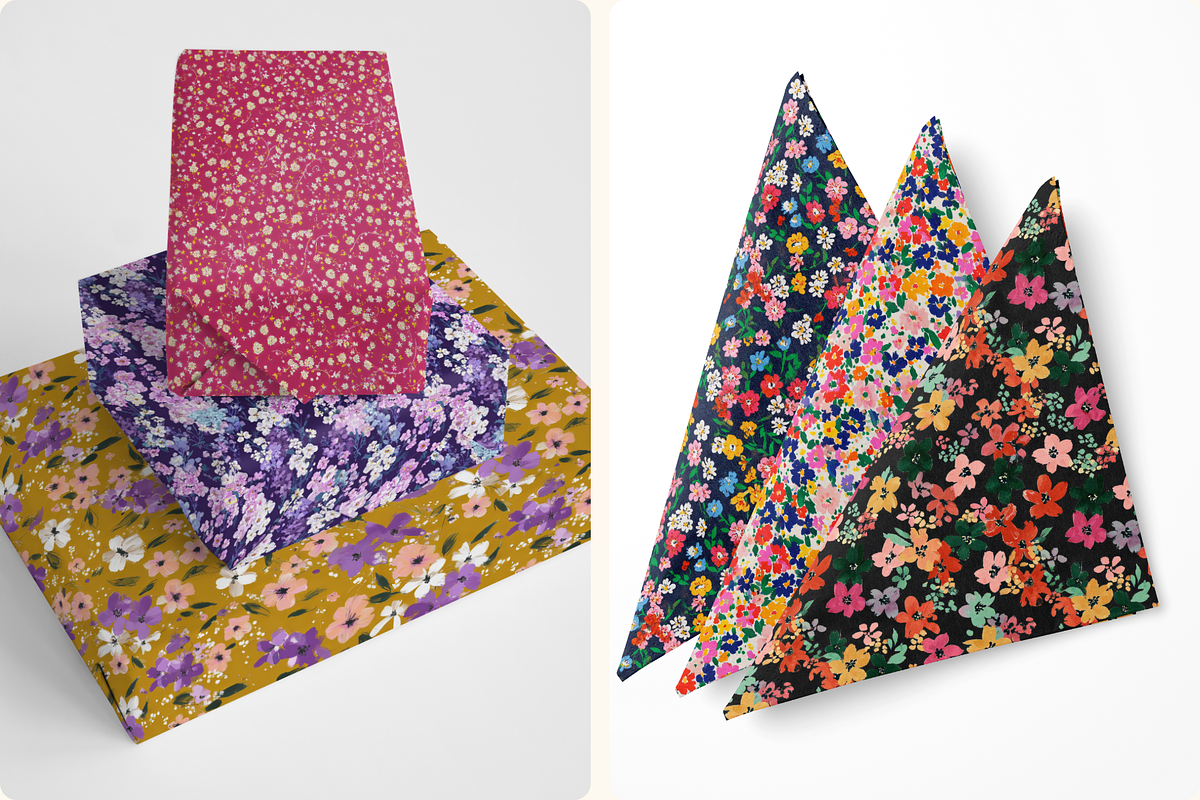 Bold Ditsy Floral Seamless Patterns, a Pattern Graphic by Ninterints (Photo 16 of 17)