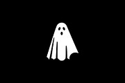 Classic Ghost Silhouette Vector, an Object Illustration by Vectorium Studio (Thumbnail 2 of 4)