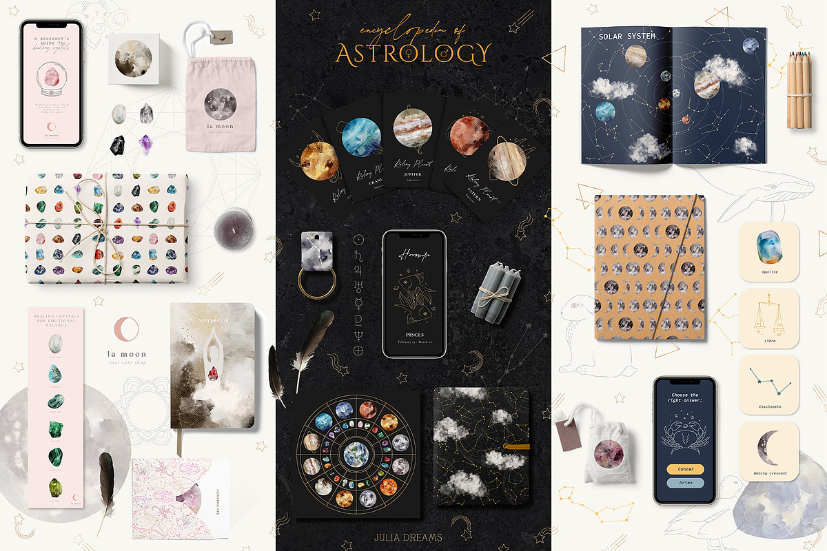 Encyclopedia of Astrology, an Animal Illustration by Julia Dreams (Photo 3 of 14)