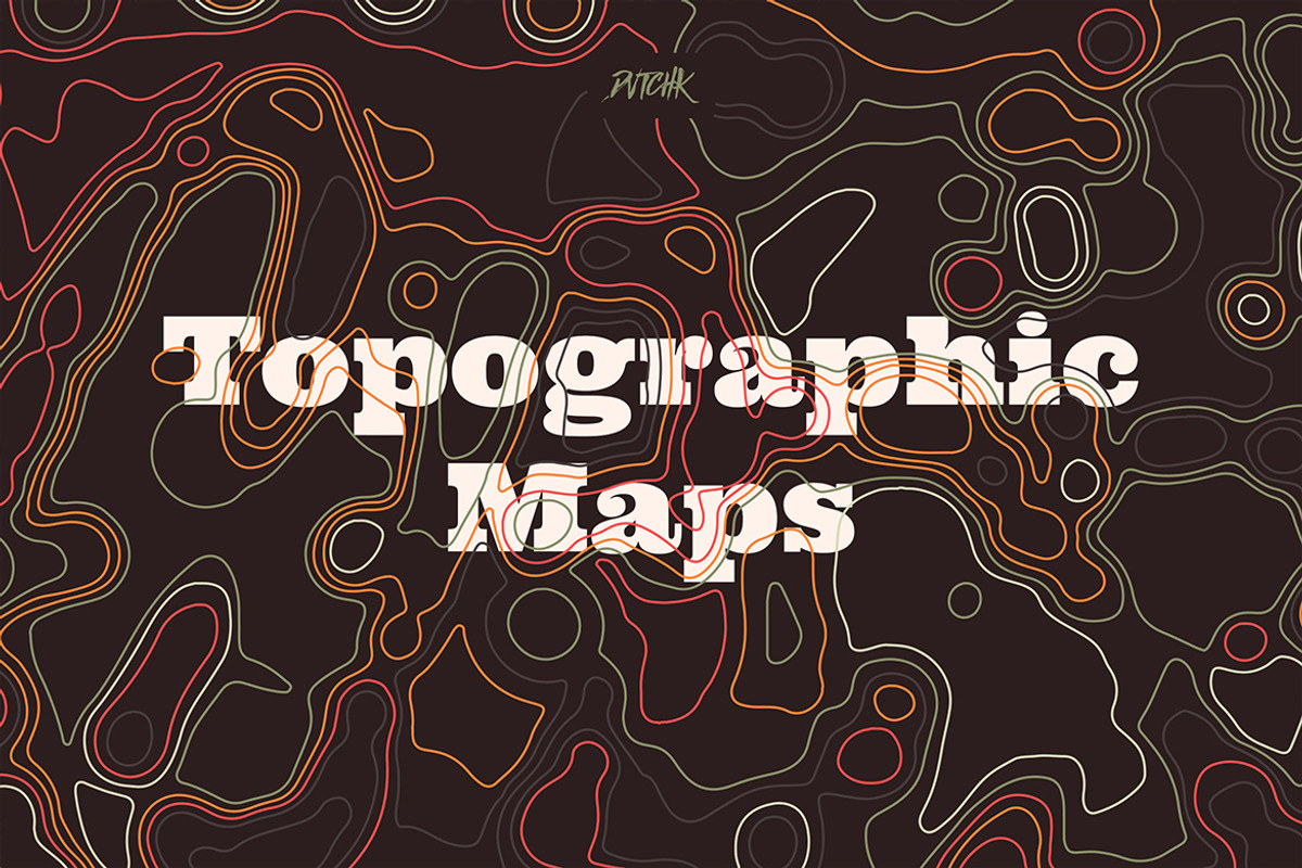Topographic Maps, a Background Graphic by dvtchk (Photo 9 of 11)