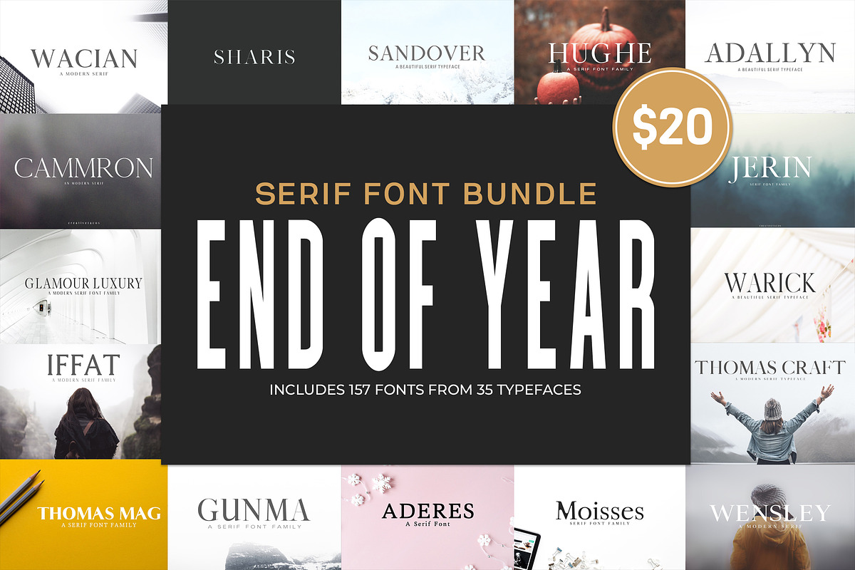 New Year SALE! - Serif Bundle!