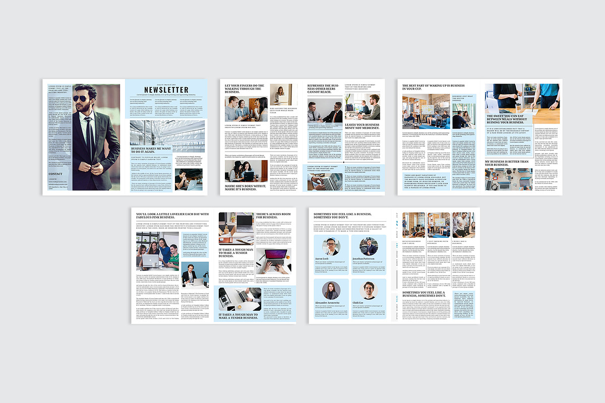Newsletter, a Stationery Template by Amit Debnath (Photo 7 of 7)