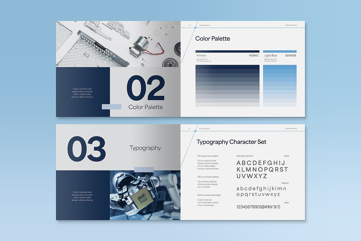Corporate Brand Guidelines Template, a Brochure Template by BrandPacks (Photo 5 of 7)