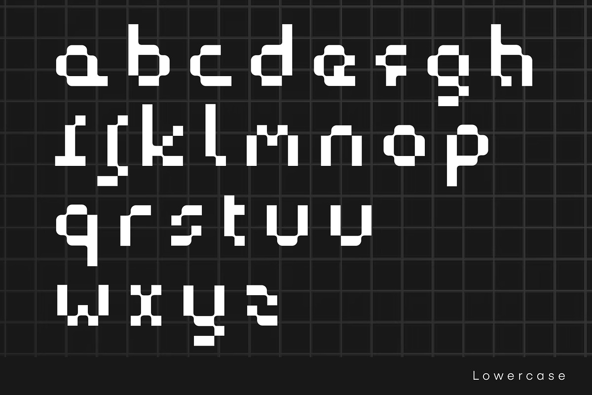 Pigxel - Modern Pixel Typeface, a Serif Font by delipensil (Photo 4 of 9)