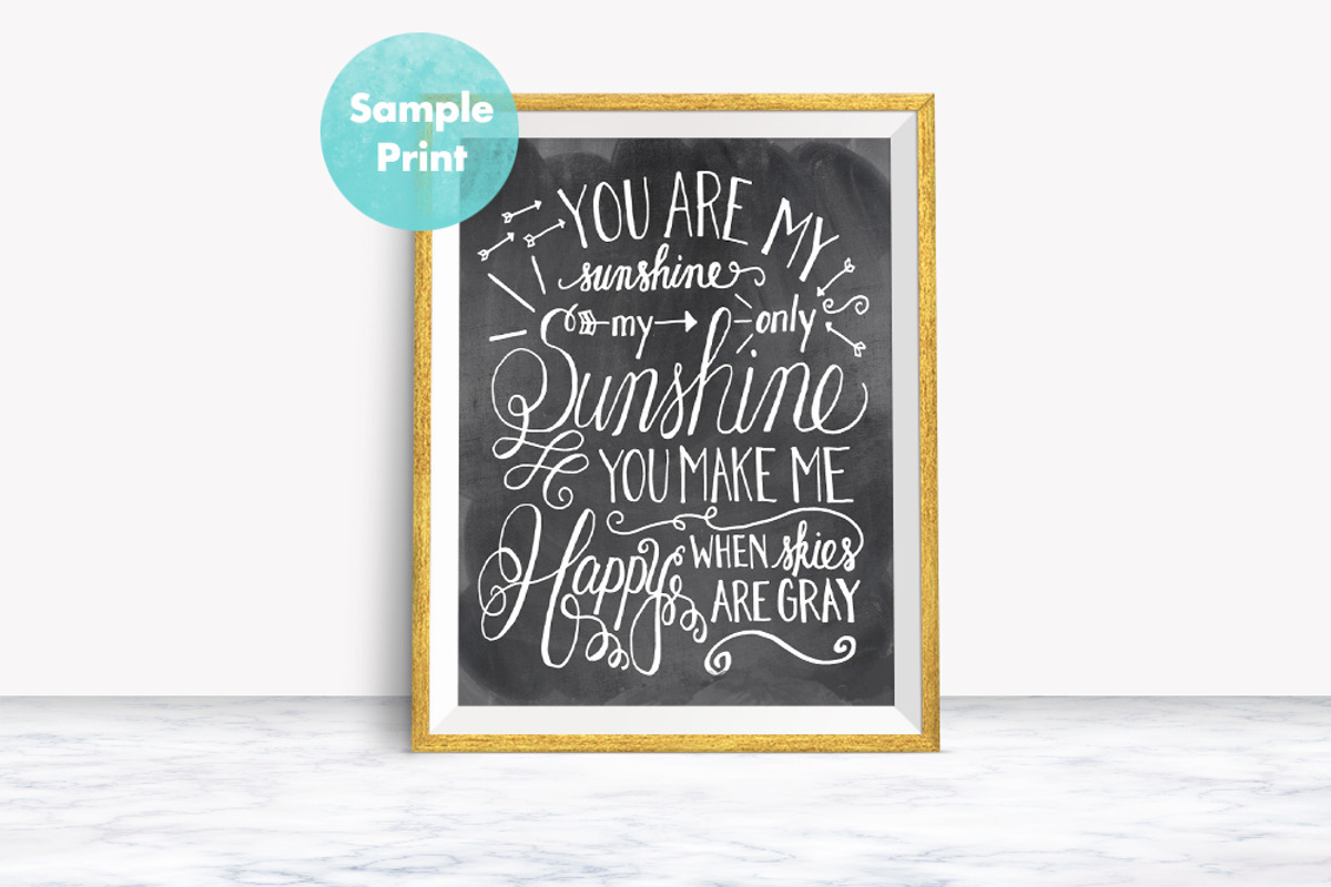 10 Golden Frames Mockups on Marble, a Print Template by Hype Your Prints (Photo 5 of 6)